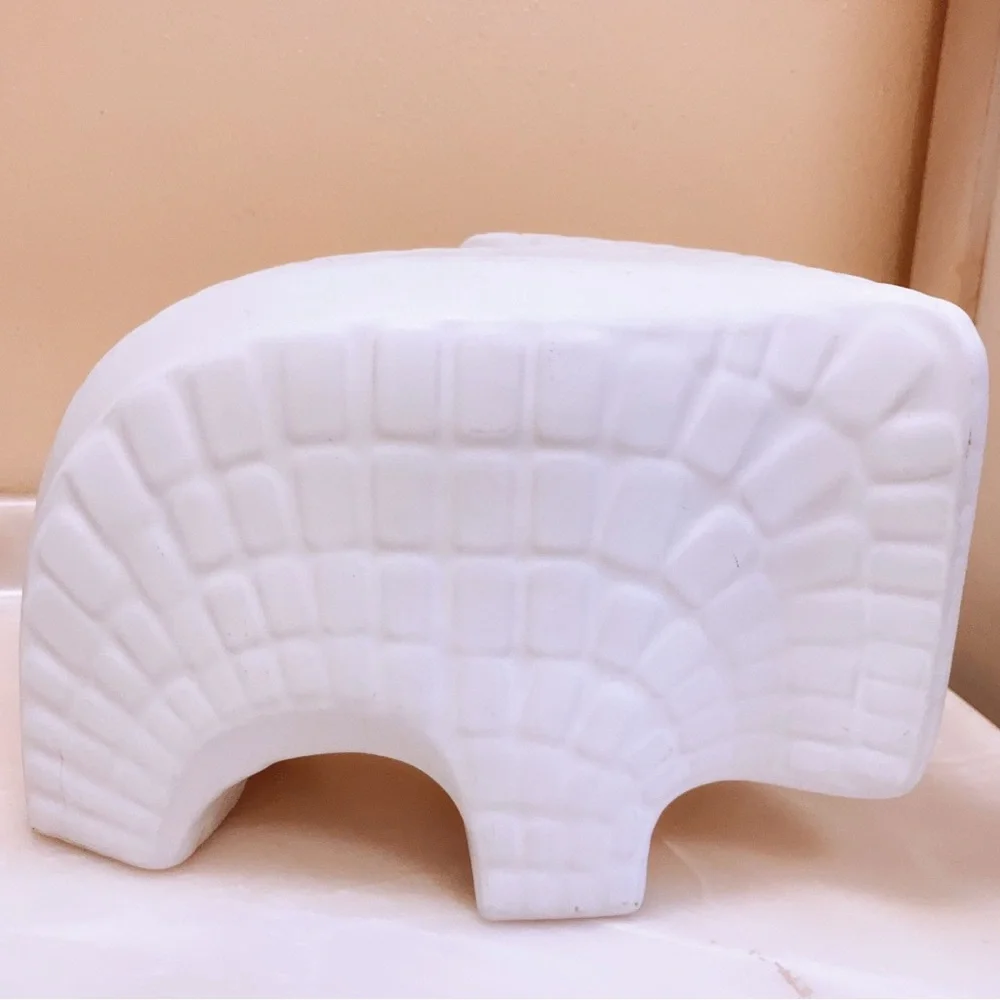 JONATHAN ADLER Menagerie Very Large Lucky ELEPHANT Sculpture - Stoneware